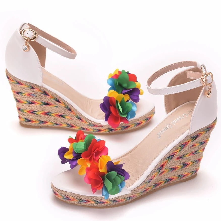 Women Wedding Sandals White Lace Flowers Bow Ribbon Sweety Princess Style 9cm High Heels Big Size Ankle Strap Shoes H0023
Women Wedding Sandals White Lace Flowers Bow Ribbon Sweety Princess Style 9cm High Heels Big Size Ankle Strap Shoes H0023