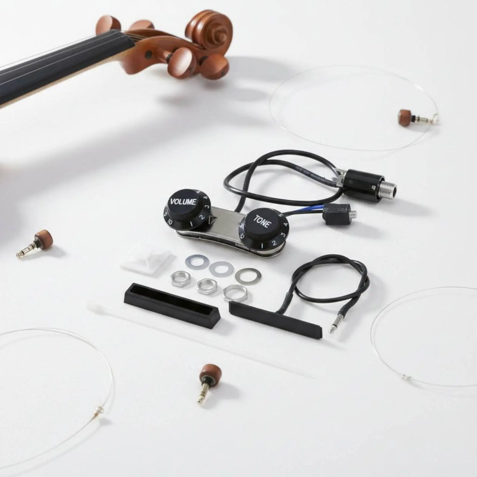 Twin Knob Violin Pickup Tone Control Electro Acoustic Violin Pickup String Instrument Gear Sound Amplification Easy to Install
Twin Knob Violin Pickup Tone Control Electro Acoustic Violin Pickup String Instrument Gear Sound Amplification Easy to Install