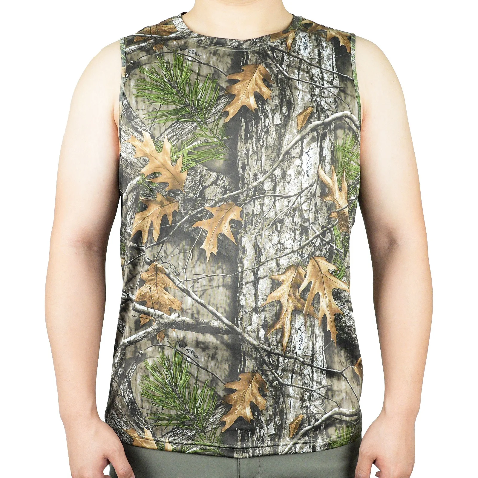 Camouflage Vest Outdoor Bionic Big Tree Hunting Men's Quick Dry Ice Silk Sports Sleeveless Breathable Sun Protection Tactical
Camouflage Vest Outdoor Bionic Big Tree Hunting Men's Quick Dry Ice Silk Sports Sleeveless Breathable Sun Protection Tactical