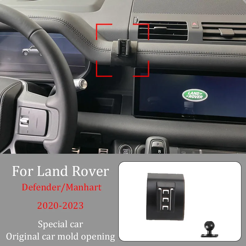 Car Phone Holder For Land Rover Defender 2020-2023 Wireless Charger Automatic clamping 360° Rotating Navigation Bracket
Car Phone Holder For Land Rover Defender 2020-2023 Wireless Charger Automatic clamping 360° Rotating Navigation Bracket