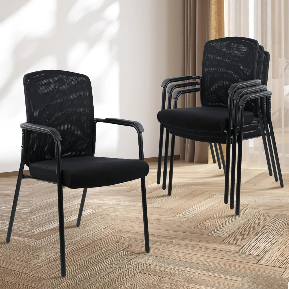 Stackable office chair with arms, double mesh design, thickened cushion, suitable for lobby, reception, school, side desk
Stackable office chair with arms, double mesh design, thickened cushion, suitable for lobby, reception, school, side desk