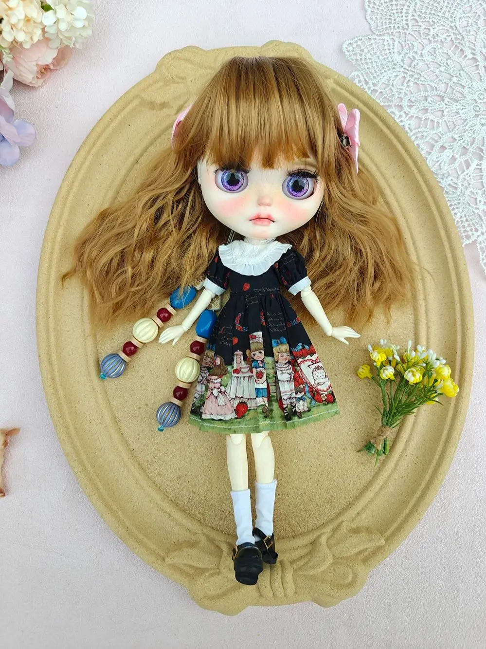 NEW Blythe Doll clothes casual dress cute handmade Blythe dress OB22 OB24 AZONE Blythe Doll Accessories Dress blythe clothing
NEW Blythe Doll clothes casual dress cute handmade Blythe dress OB22 OB24 AZONE Blythe Doll Accessories Dress blythe clothing