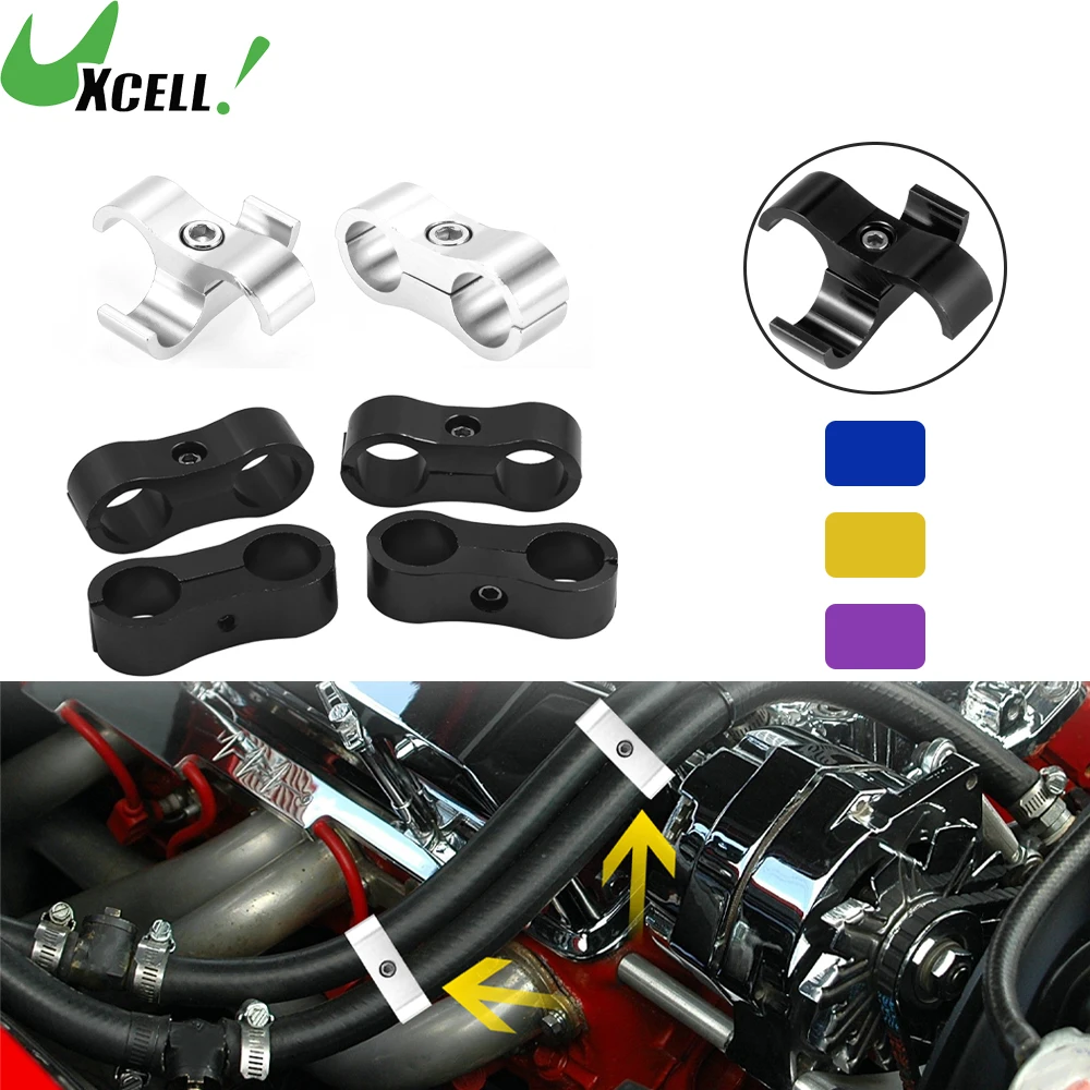 UXCELL Aluminium Alloy Hose Separator Clamp AN4 AN6 AN8 AN10 Fuel Oil Water Tube Divider Adapter Billet Line Separator Clamp Kit
UXCELL Aluminium Alloy Hose Separator Clamp AN4 AN6 AN8 AN10 Fuel Oil Water Tube Divider Adapter Billet Line Separator Clamp Kit
