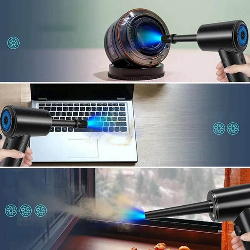 Compressed Air Duster For Computer Keyboard 51000 RPM Mini Electric Cordless Air Dust Cleaner
Compressed Air Duster For Computer Keyboard 51000 RPM Mini Electric Cordless Air Dust Cleaner