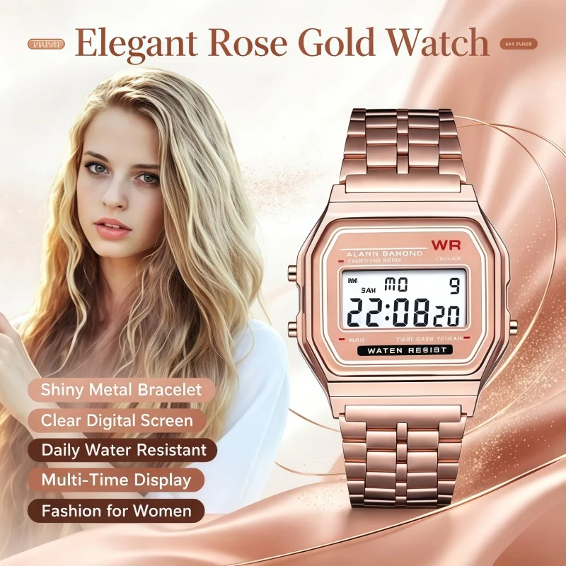 New Steel Strap Watches Women Watch Men Business Clock Multifunction LED Digtal Sports Wrist Watch Electronic Clock Electron wi
New Steel Strap Watches Women Watch Men Business Clock Multifunction LED Digtal Sports Wrist Watch Electronic Clock Electron wi