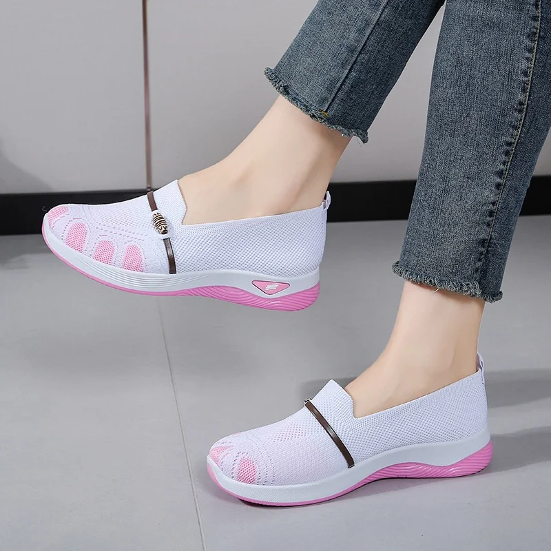 Women's Shoes New Fashion Breathable Non-slip Wear-resistant Outdoor Casual Knit Mesh Slip-On Walking Sneakers
Women's Shoes New Fashion Breathable Non-slip Wear-resistant Outdoor Casual Knit Mesh Slip-On Walking Sneakers