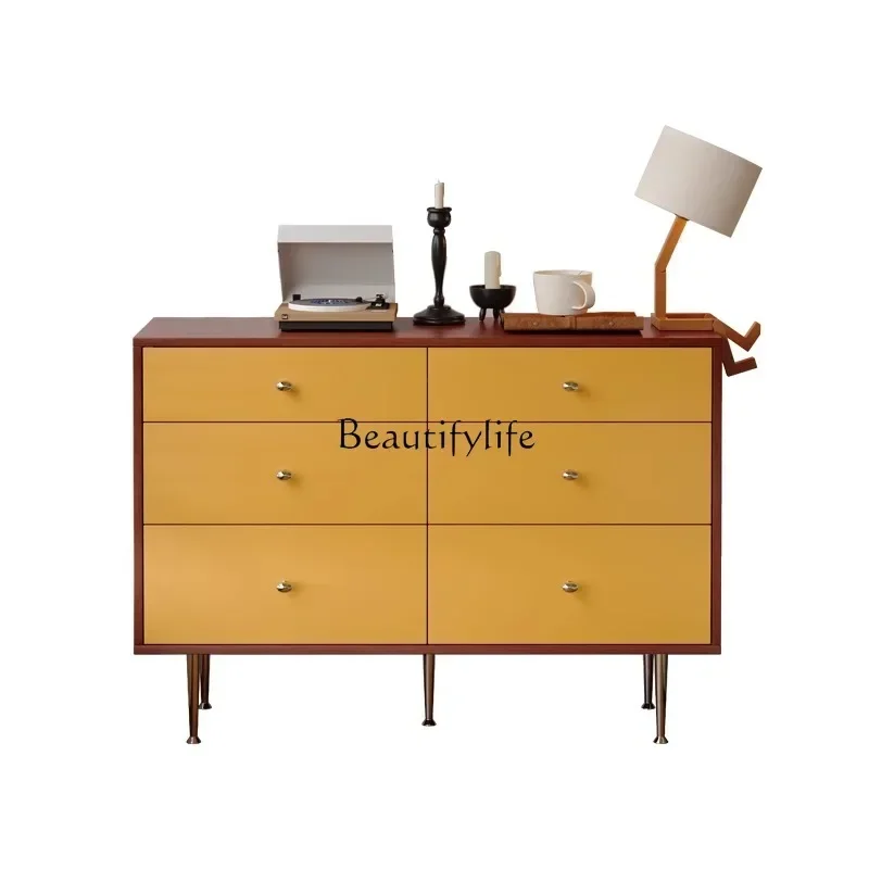 04ld14Medieval solid wood drawer cabinet simple modern living room small apartment locker
04ld14Medieval solid wood drawer cabinet simple modern living room small apartment locker