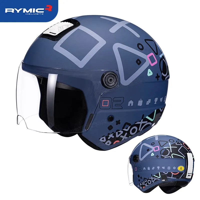 RYMIC NE02 Electric Motorcycle Helmet Men's and Women's Retro Cruising Half Helmet Four Seasons Hard Hat 헬멧반모 casco moto
RYMIC NE02 Electric Motorcycle Helmet Men's and Women's Retro Cruising Half Helmet Four Seasons Hard Hat 헬멧반모 casco moto