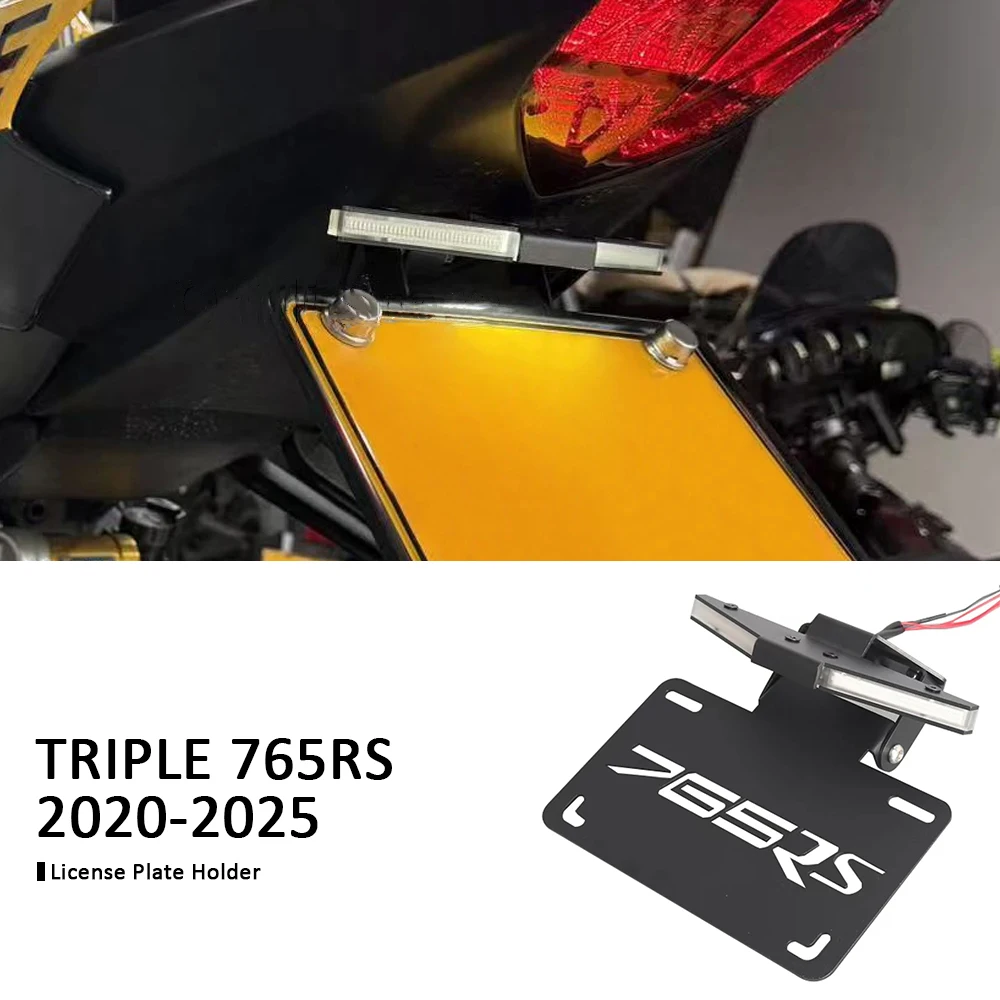 Motorcycle Tail Tidy License Plate Holder Frame Fender Eliminator LED Kit For Street Triple 765 RS 765RS 2020-2025
Motorcycle Tail Tidy License Plate Holder Frame Fender Eliminator LED Kit For Street Triple 765 RS 765RS 2020-2025