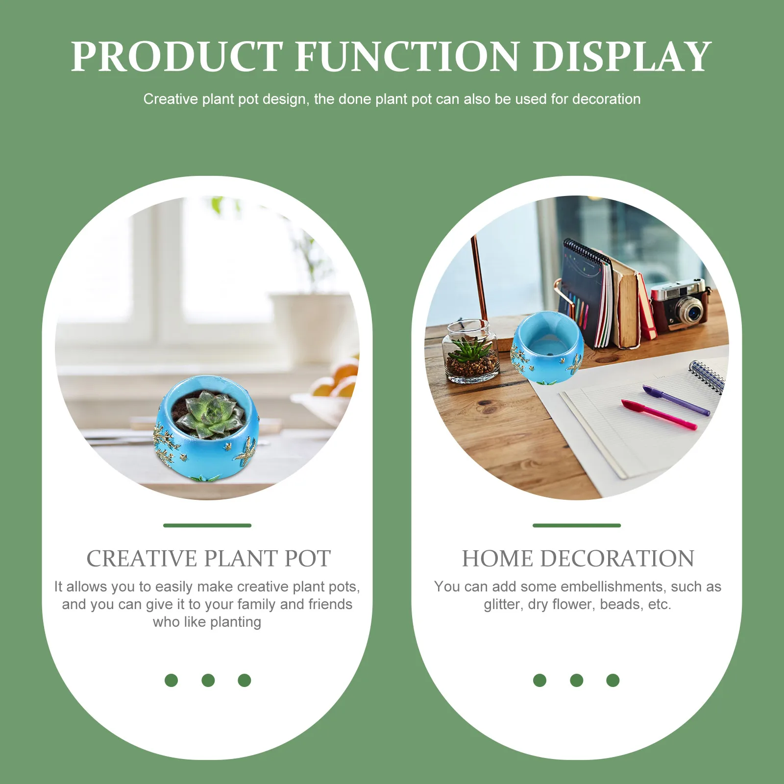 Silicone Mold Flower Pot Succulents Flowerpot Mould Planter Making DIY Craft Storage Casting Silica Gel Plants Holder
Silicone Mold Flower Pot Succulents Flowerpot Mould Planter Making DIY Craft Storage Casting Silica Gel Plants Holder