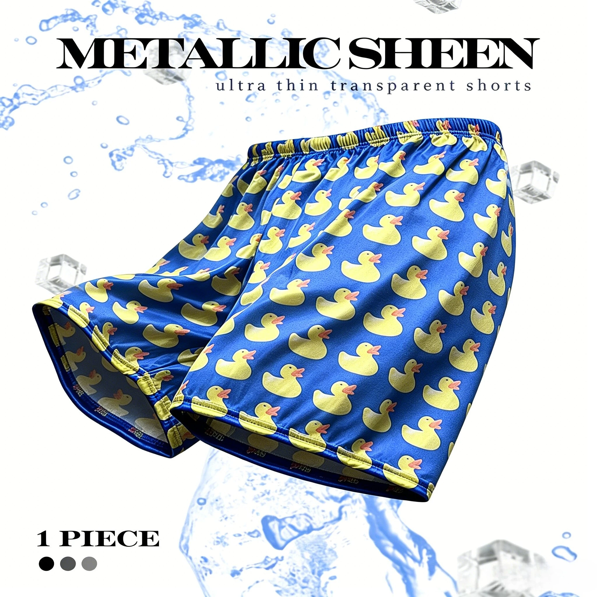 1 Piece Men's Lightweight Breathable Casual Home Loungewear Comfortable Men's Shorts - Funny Rubber Duck Print Sleep Shorts
1 Piece Men's Lightweight Breathable Casual Home Loungewear Comfortable Men's Shorts - Funny Rubber Duck Print Sleep Shorts