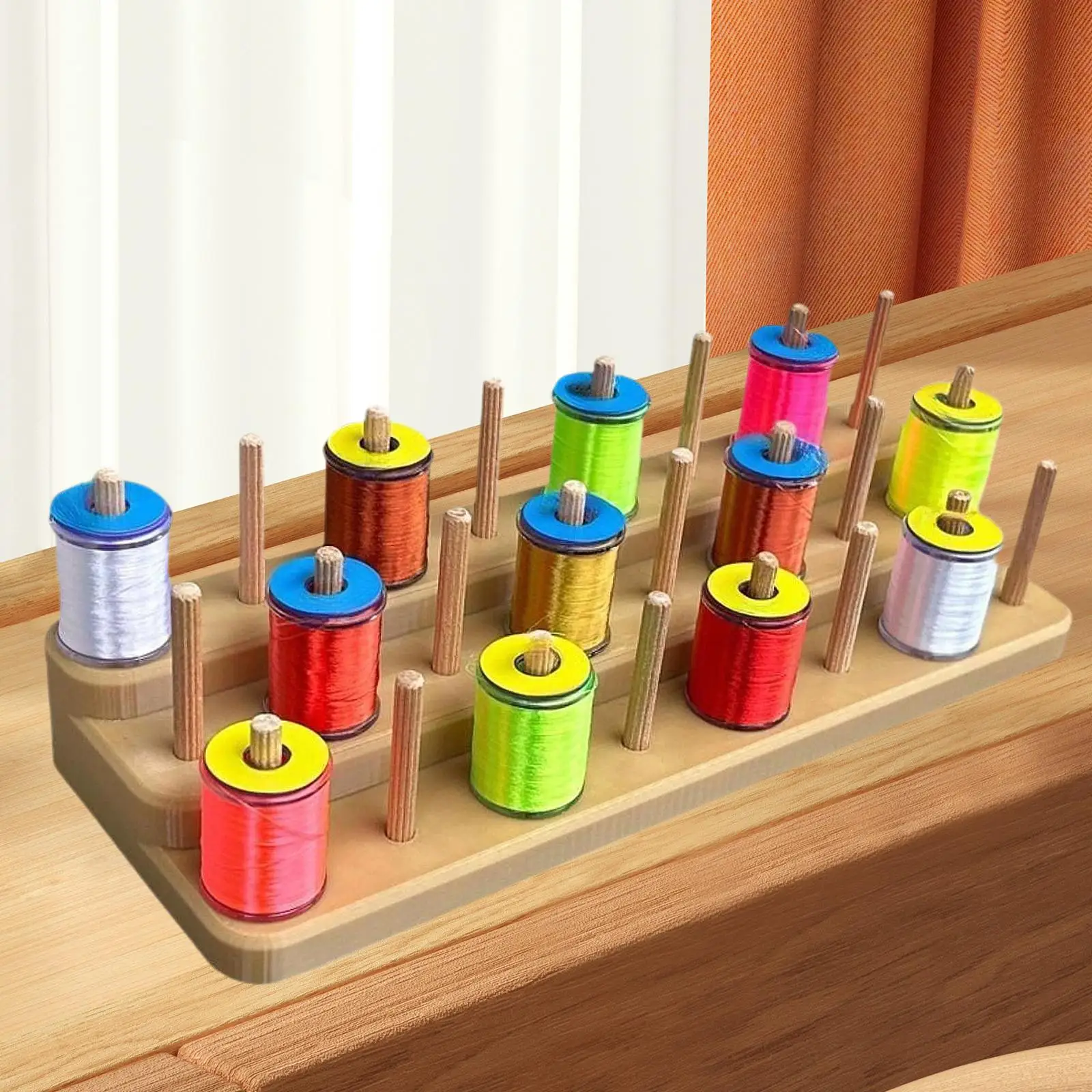 Fly Tying Thread Spool Stand Spool Station for Fly Fishing Tying Materials Storage Rack 24 Spools Capacity Thread Organizer
Fly Tying Thread Spool Stand Spool Station for Fly Fishing Tying Materials Storage Rack 24 Spools Capacity Thread Organizer