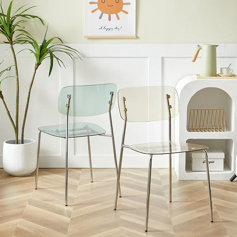 Advanced Nordic Dining Chair Transparent Design Relax Lounge Chair Mobile Office Sillas De Oficina Living Room Furniture
Advanced Nordic Dining Chair Transparent Design Relax Lounge Chair Mobile Office Sillas De Oficina Living Room Furniture