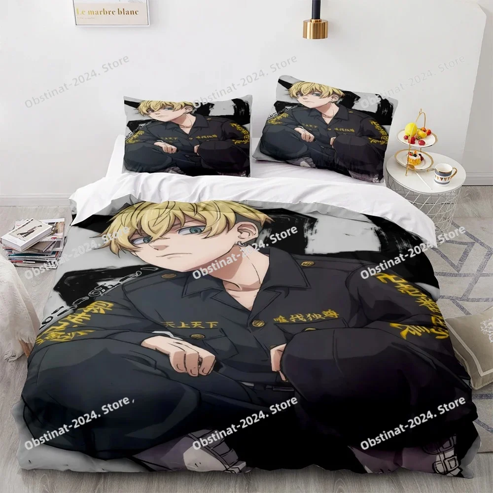3D New Anime Tokyo Revengers Bedding Set Printed Bed Set Duvet Cover Sheet Pillowcase Bed Soft Quilt Cover Full Queen King Size
3D New Anime Tokyo Revengers Bedding Set Printed Bed Set Duvet Cover Sheet Pillowcase Bed Soft Quilt Cover Full Queen King Size