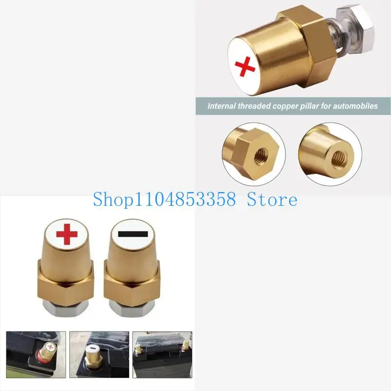 652F Brass Battery Terminals Connector Clamps, Top Post Battery Terminal Protector Set for Marine Car Boats
652F Brass Battery Terminals Connector Clamps, Top Post Battery Terminal Protector Set for Marine Car Boats