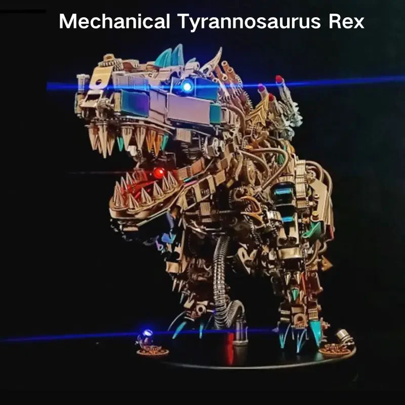Steampunk mechanical Tyrannosaurus hell level 3d three-dimensional metal puzzle model difficult toy gift for boyfriend
Steampunk mechanical Tyrannosaurus hell level 3d three-dimensional metal puzzle model difficult toy gift for boyfriend