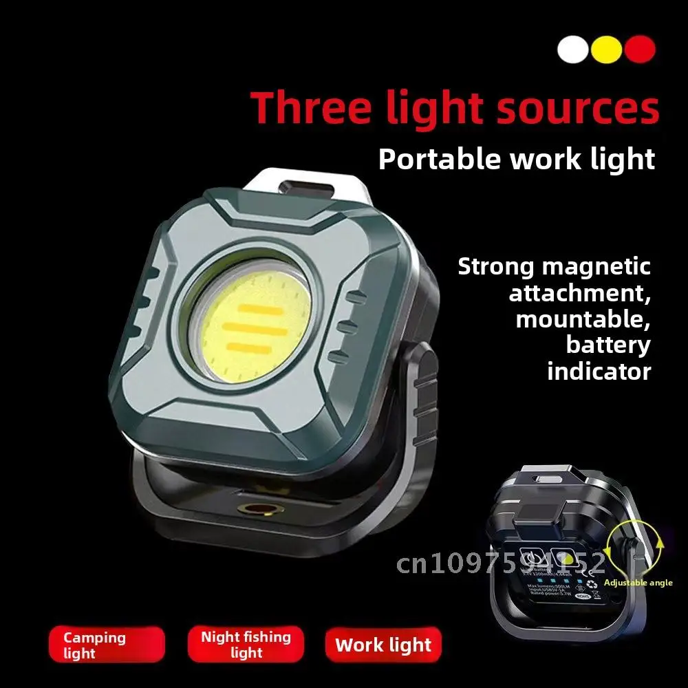 Mini Outdoor Camping Lamp with Strong Magnetic Base Color Temp Adjustable COB Keychain Design 500 Lumens Long Endurance LED
Mini Outdoor Camping Lamp with Strong Magnetic Base Color Temp Adjustable COB Keychain Design 500 Lumens Long Endurance LED