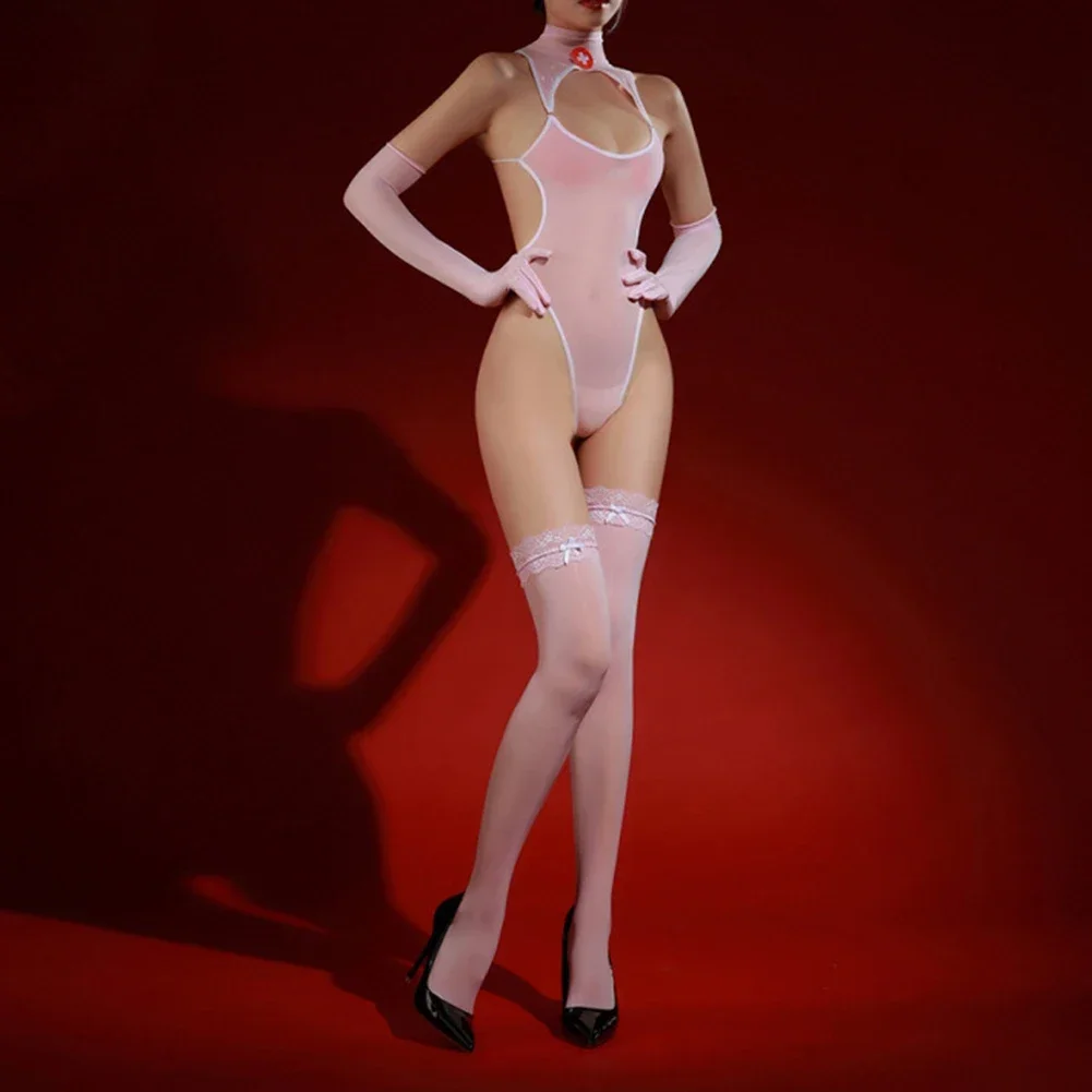 Womens New Sexy Lingerie Ultra-thin Panties See Through Shiny Silky Bodysuit Set Female Erotic Tights Leotard Elastic Jumpsuit
Womens New Sexy Lingerie Ultra-thin Panties See Through Shiny Silky Bodysuit Set Female Erotic Tights Leotard Elastic Jumpsuit