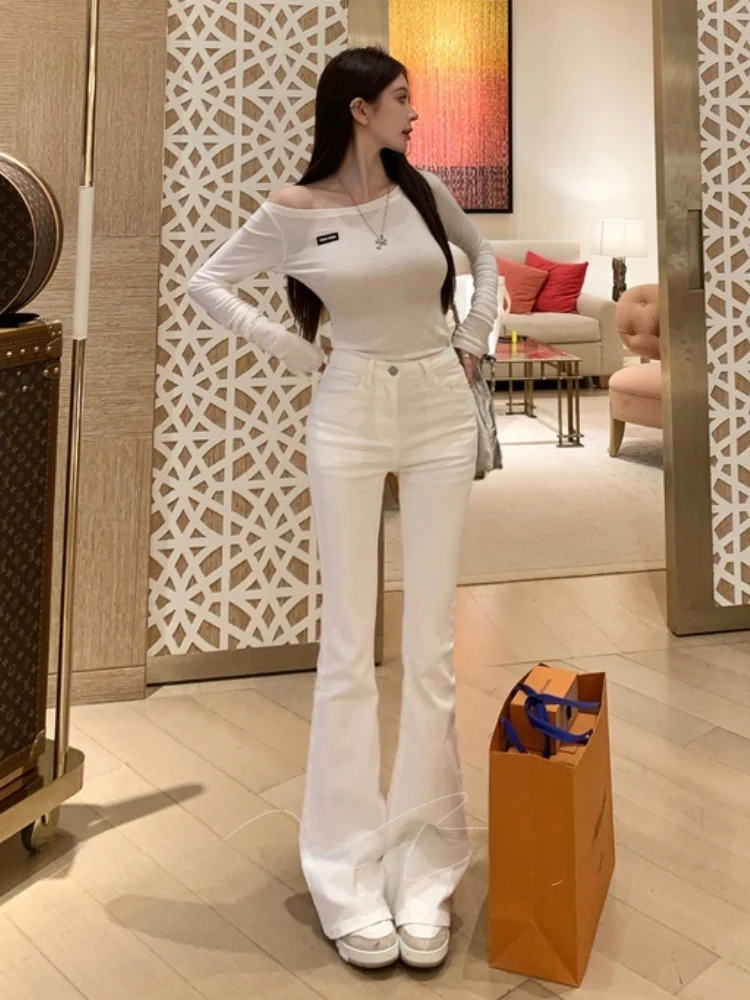 Slimming High Waist Bell Bot Jeans Korean Sle Heart Butt Micro Flared Pants Elastic Waist Dragging Pants Cotton Stretch ...
Slimming High Waist Bell Bot Jeans Korean Sle Heart Butt Micro Flared Pants Elastic Waist Dragging Pants Cotton Stretch ...