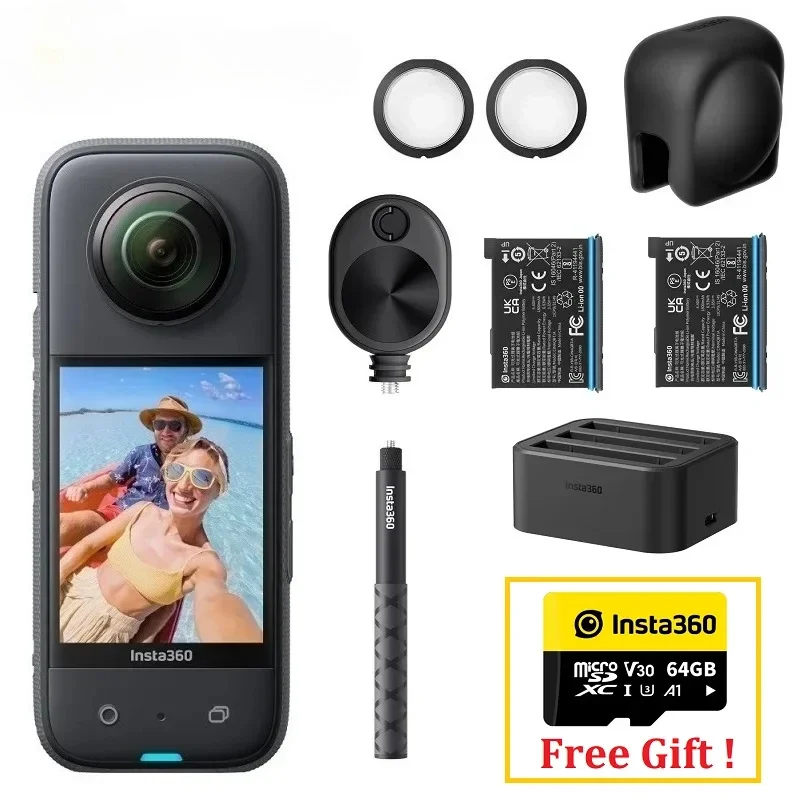 Insta360 X3 Action 1800mAh Battery 5.7K Video 10M Waterproof FlowState Stabilization Insta 360 ONE X 3 Sports
Insta360 X3 Action 1800mAh Battery 5.7K Video 10M Waterproof FlowState Stabilization Insta 360 ONE X 3 Sports