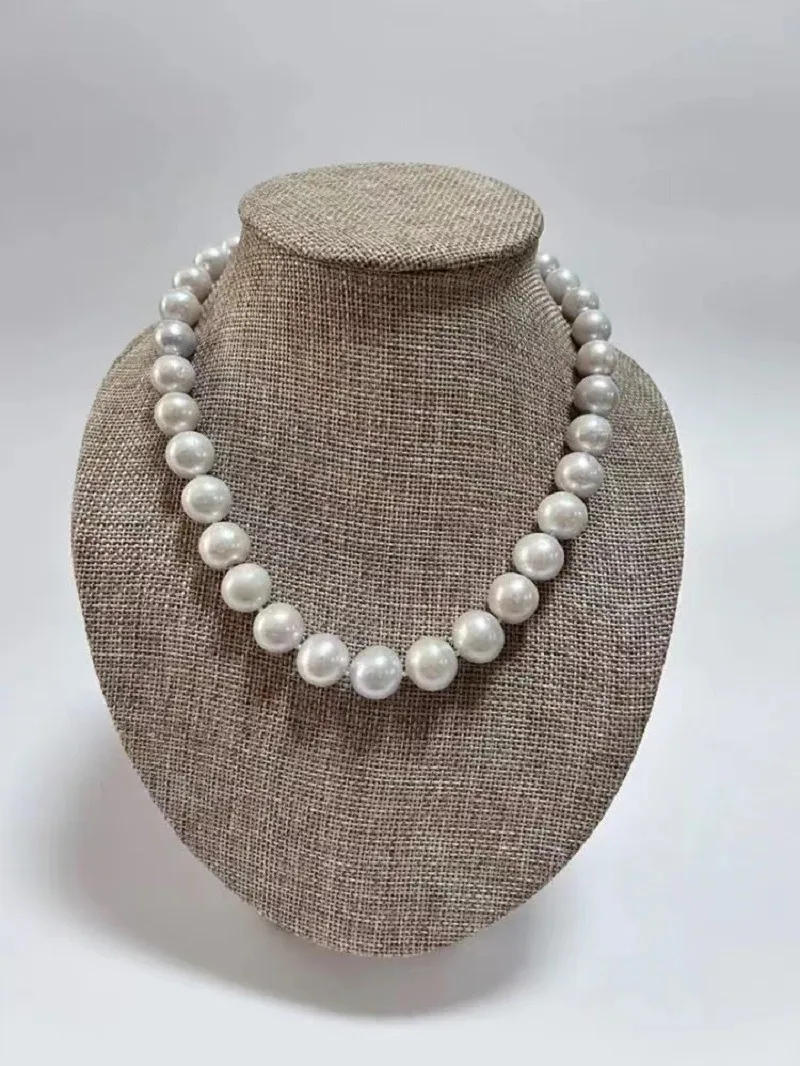 Hot Sale 12-14mm White Pearl Necklace 18 Inch Gift for Mom Her Valentine's Day
Hot Sale 12-14mm White Pearl Necklace 18 Inch Gift for Mom Her Valentine's Day