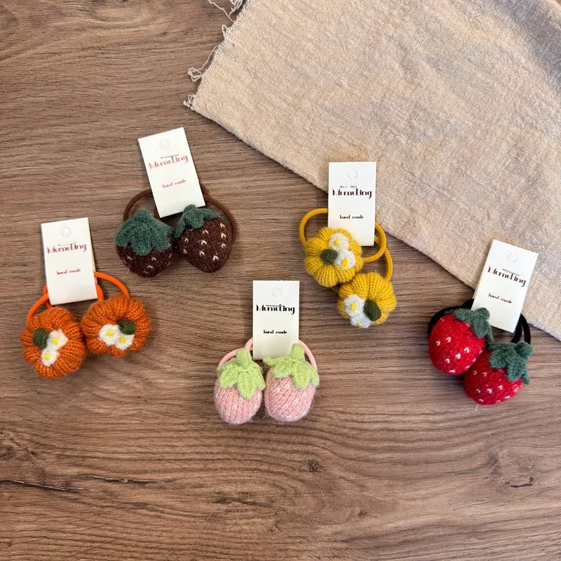 2 Pack Strawberry Pumpkin Knit Hair Tie for Girls Kids Fall Winter Elastic Ponytail Holder Cute Soft Non Slip Daily
2 Pack Strawberry Pumpkin Knit Hair Tie for Girls Kids Fall Winter Elastic Ponytail Holder Cute Soft Non Slip Daily