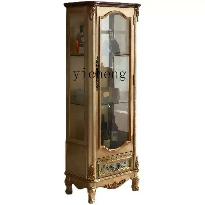 XL solid wood wine cabinet corner glass European living room old wall side cabinet display cabinet
XL solid wood wine cabinet corner glass European living room old wall side cabinet display cabinet