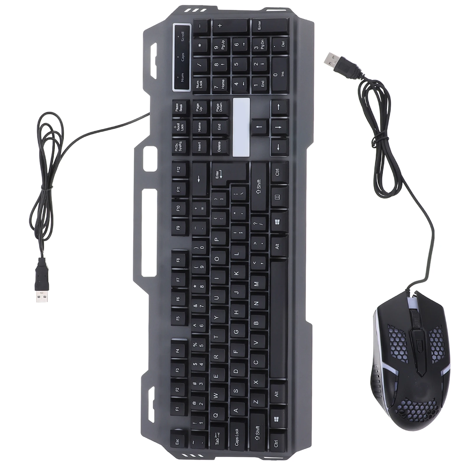 Suspended Washable Keyboard Mouse Set Wired USB Computer Gaming Accessories 26 Keys Non Conflict LED Backlight Steel Plate Phone
Suspended Washable Keyboard Mouse Set Wired USB Computer Gaming Accessories 26 Keys Non Conflict LED Backlight Steel Plate Phone