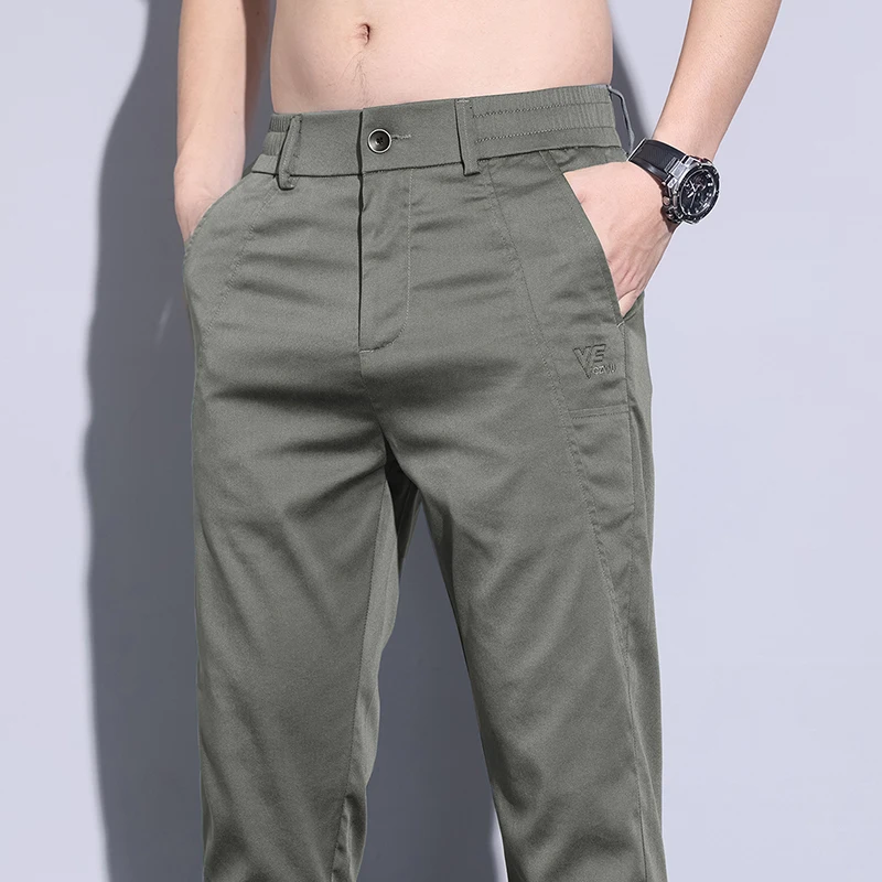 ice silk casual straight leg pants solid fashion pants business slim fit trousers men Men's spring summer elastic Casual pants
ice silk casual straight leg pants solid fashion pants business slim fit trousers men Men's spring summer elastic Casual pants