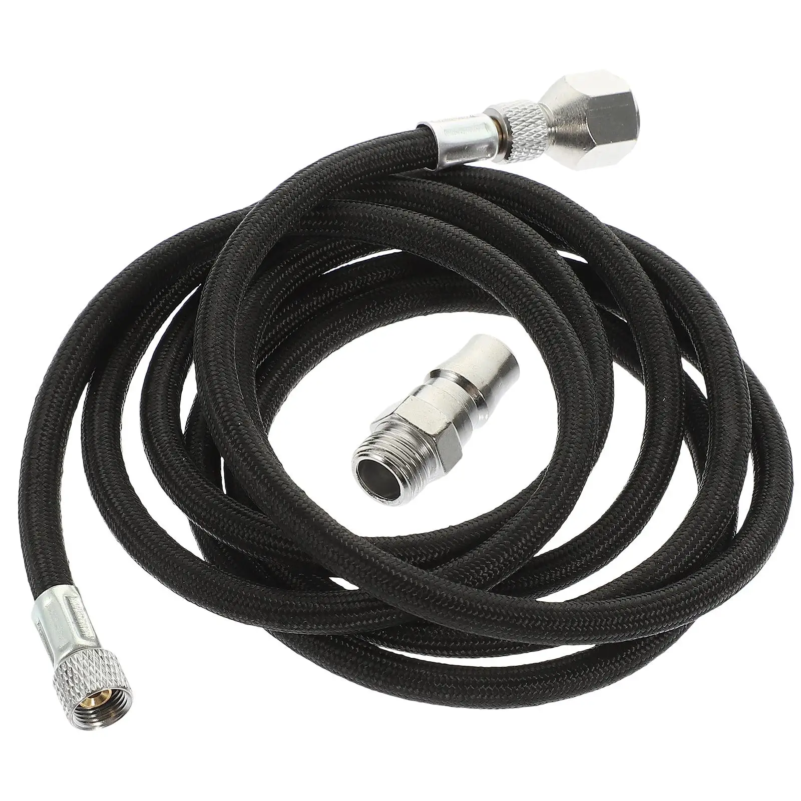 59 Inches Spraying Tubing Air Compressor Flexible Woven Tube Household Tool Connector Black Color Supplies
59 Inches Spraying Tubing Air Compressor Flexible Woven Tube Household Tool Connector Black Color Supplies