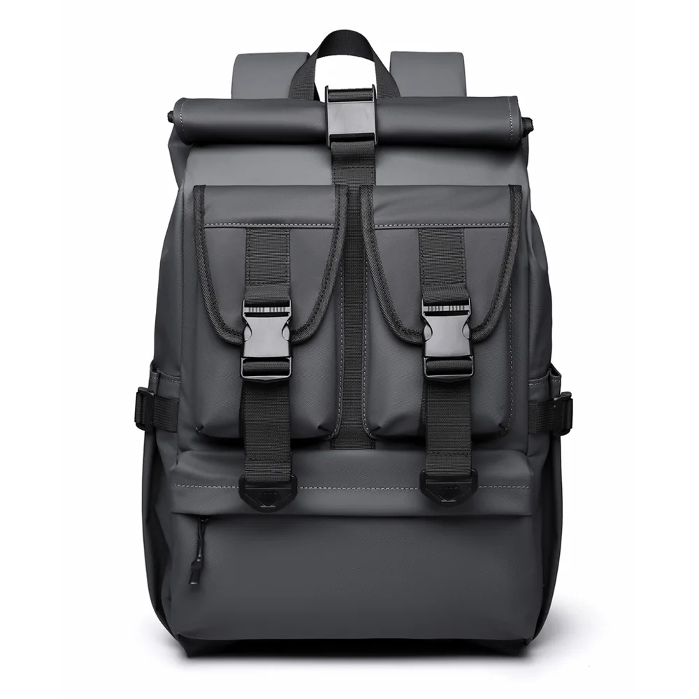 New fashion personalized backpack travel leisure leather film roll mouth backpack trendy college student schoolbag large capacit
New fashion personalized backpack travel leisure leather film roll mouth backpack trendy college student schoolbag large capacit
