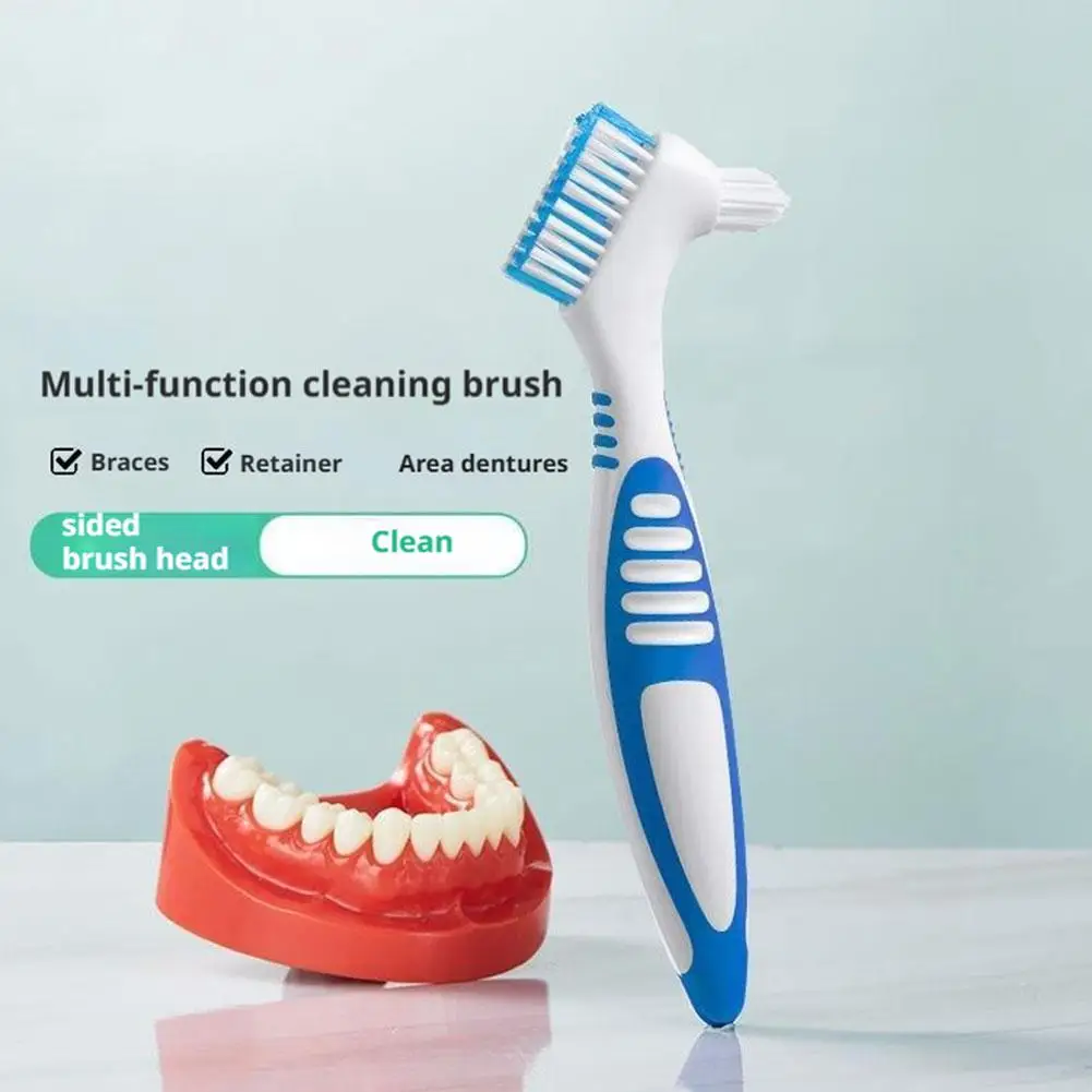 Щетка для чистки зубных протезов Двусторонняя щетка для вставных зубов Мягкие невидимые брекеты Ортодонтический фиксатор Щетка для удаления накипи Нескользящая ручка
Щетка для чистки зубных протезов Двусторонняя щетка для вставных зубов Мягкие невидимые брекеты Ортодонтический фиксатор Щетка для удаления накипи Нескользящая ручка