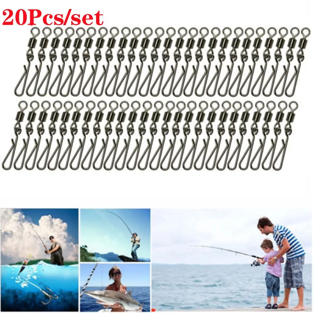 Portable 2# - 12# Stainless Steel Solid Ring Heavy Duty Ball Bearing Barrel Fishing Snap Connector Rolling Swivel
Portable 2# - 12# Stainless Steel Solid Ring Heavy Duty Ball Bearing Barrel Fishing Snap Connector Rolling Swivel