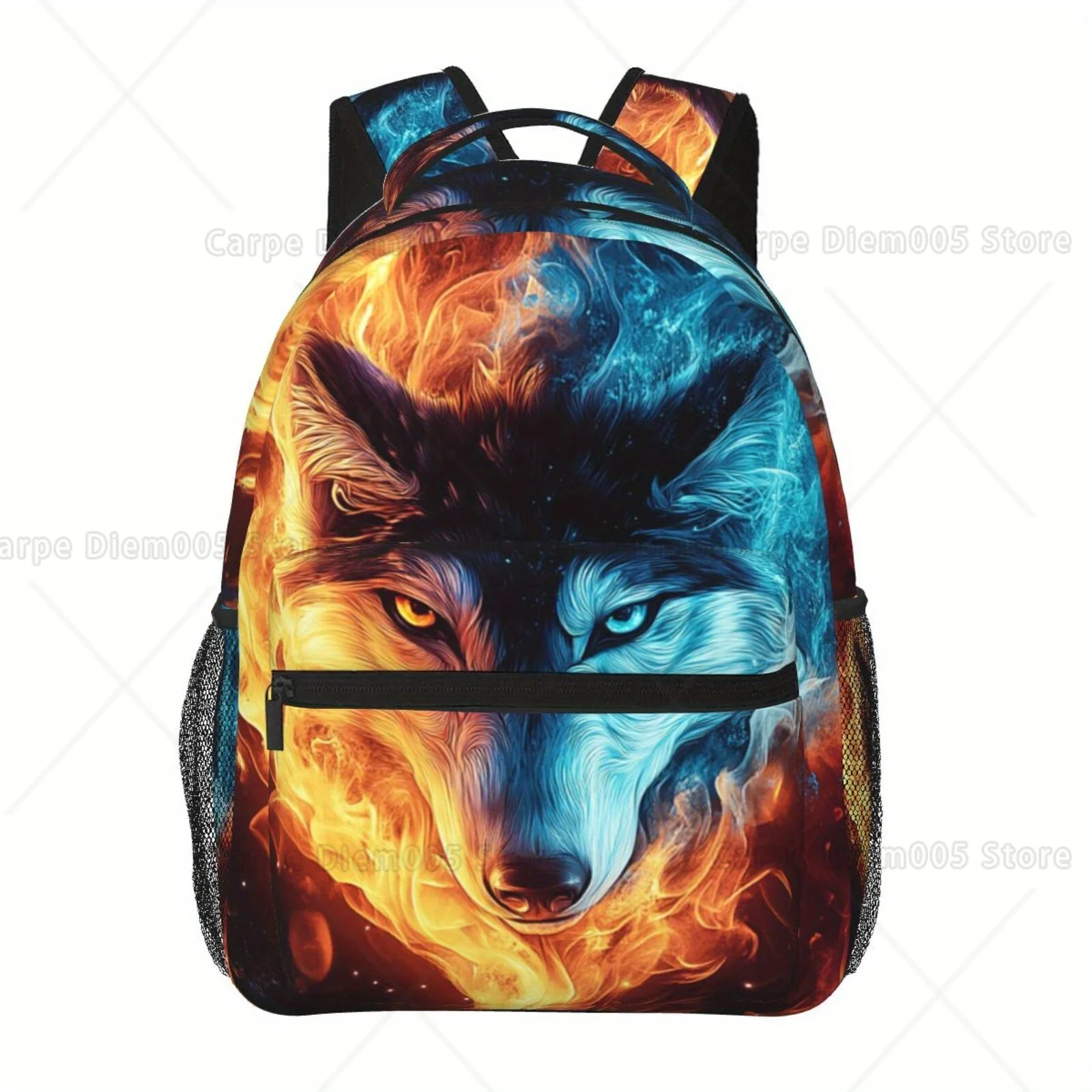 Fire Wolf Backpack Streetwear Design with Adjustable Straps, Multiple Compartments for Water Bottles Laptop Bag Back To School
Fire Wolf Backpack Streetwear Design with Adjustable Straps, Multiple Compartments for Water Bottles Laptop Bag Back To School