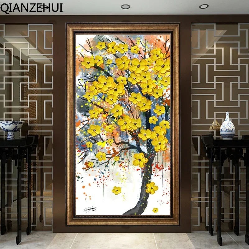 DIY full Diamond Embroidery,Round Diamond Pachira macrocarpa Golden Living room decoration rhinestone beads Diamond painting
DIY full Diamond Embroidery,Round Diamond Pachira macrocarpa Golden Living room decoration rhinestone beads Diamond painting