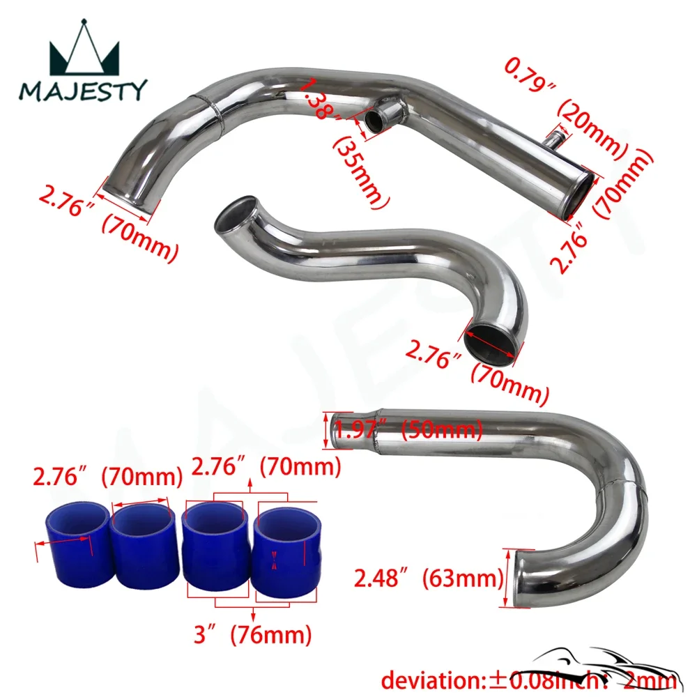 Intercooler Pipes Upgrade Front fit for Mitsubishi Evolution VII VIII IX CT9A 4G63 Turbo 2.0L 2001-2005
Intercooler Pipes Upgrade Front fit for Mitsubishi Evolution VII VIII IX CT9A 4G63 Turbo 2.0L 2001-2005