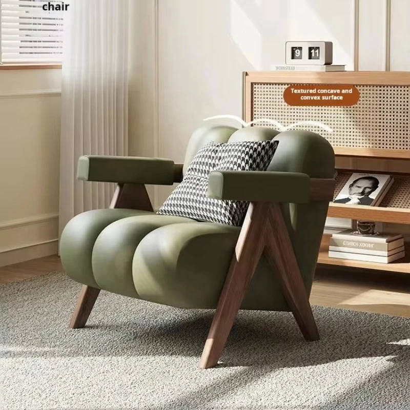 Cream style light luxury high-end single sofa simple designer sofa chair
Cream style light luxury high-end single sofa simple designer sofa chair