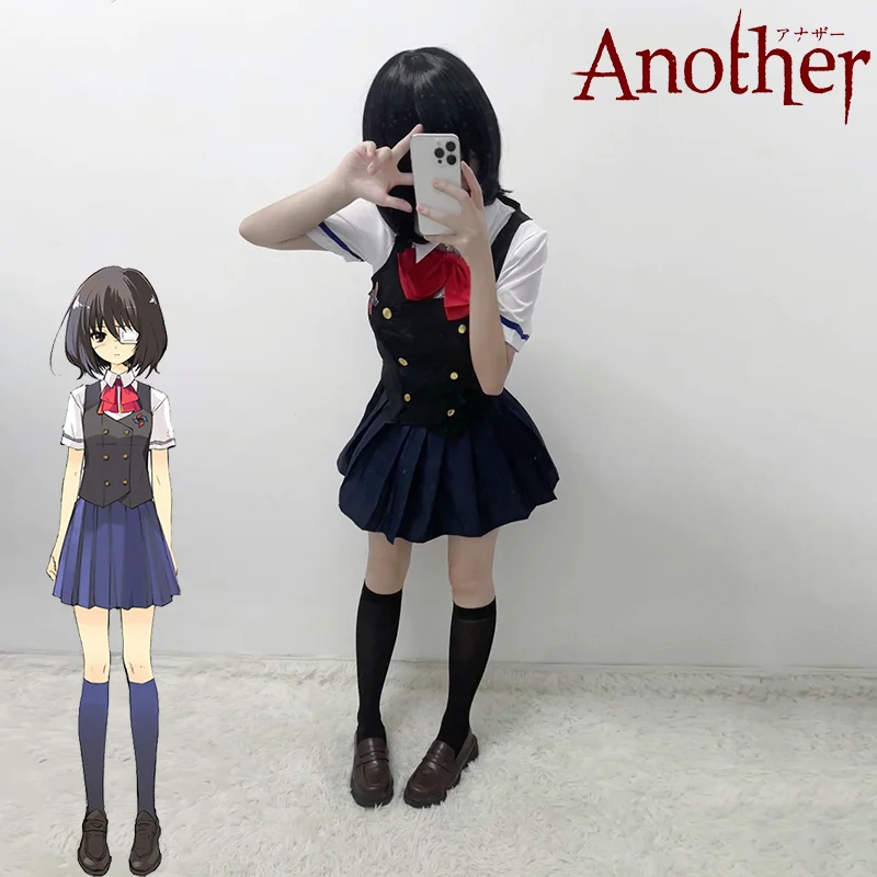 Anime Another Misaki Mai Cosplay Costume Adult Women JK Skirt Shirt Vest Bow Tie High School Uniform Casual Halloween Outfits
Anime Another Misaki Mai Cosplay Costume Adult Women JK Skirt Shirt Vest Bow Tie High School Uniform Casual Halloween Outfits
