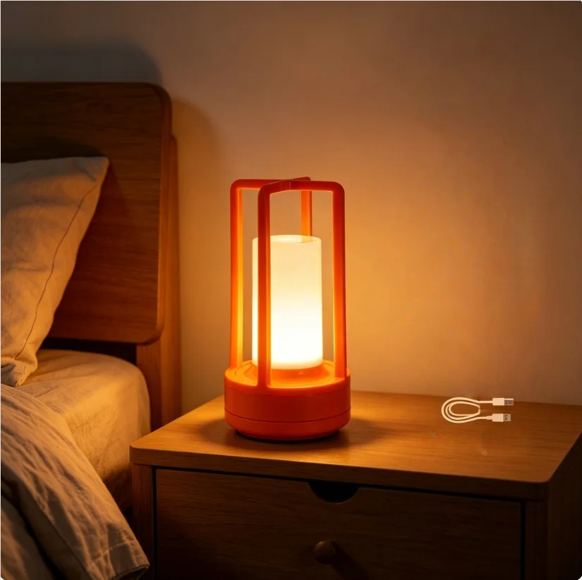 Warm Orange LED Ambient Table Lamp Touch, Rechargeable Cordless 800mAh Battery, Portable Night Light for Bedroom Bedside Restaurant Coffee Shop, Indoor Outdoor Decorative Lighting USB-C
Warm Orange LED Ambient Table Lamp Touch, Rechargeable Cordless 800mAh Battery, Portable Night Light for Bedroom Bedside Restaurant Coffee Shop, Indoor Outdoor Decorative Lighting USB-C
