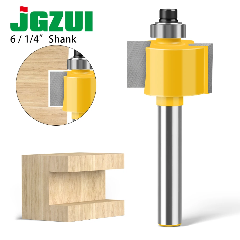 JGZUI 6mm 1/4" Shank Bearing T Slot Wood Router Bit For Wood Rabbet Grooving On Trimmer And Engraving Machine Milling Cutter
JGZUI 6mm 1/4" Shank Bearing T Slot Wood Router Bit For Wood Rabbet Grooving On Trimmer And Engraving Machine Milling Cutter