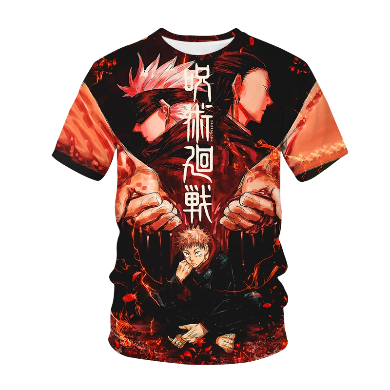 Summer New Japanese Anime Handsome Characters 3D Printed O Collar T-shirt Casual Short-sleeved Oversized Fashion Men's Clothing
Summer New Japanese Anime Handsome Characters 3D Printed O Collar T-shirt Casual Short-sleeved Oversized Fashion Men's Clothing