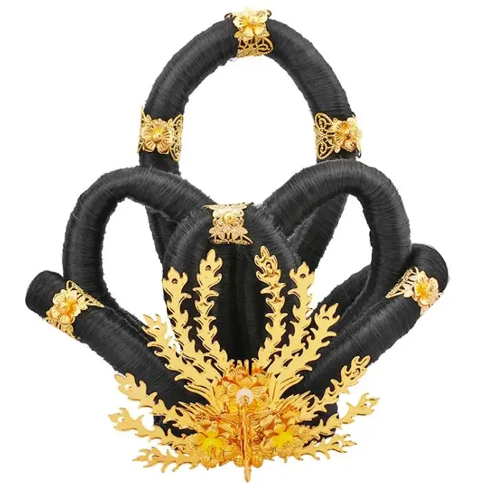 Chinese Ancient Costume Fairy Wig Tang Dynasty Include Accessories Women Stage Perform
Chinese Ancient Costume Fairy Wig Tang Dynasty Include Accessories Women Stage Perform