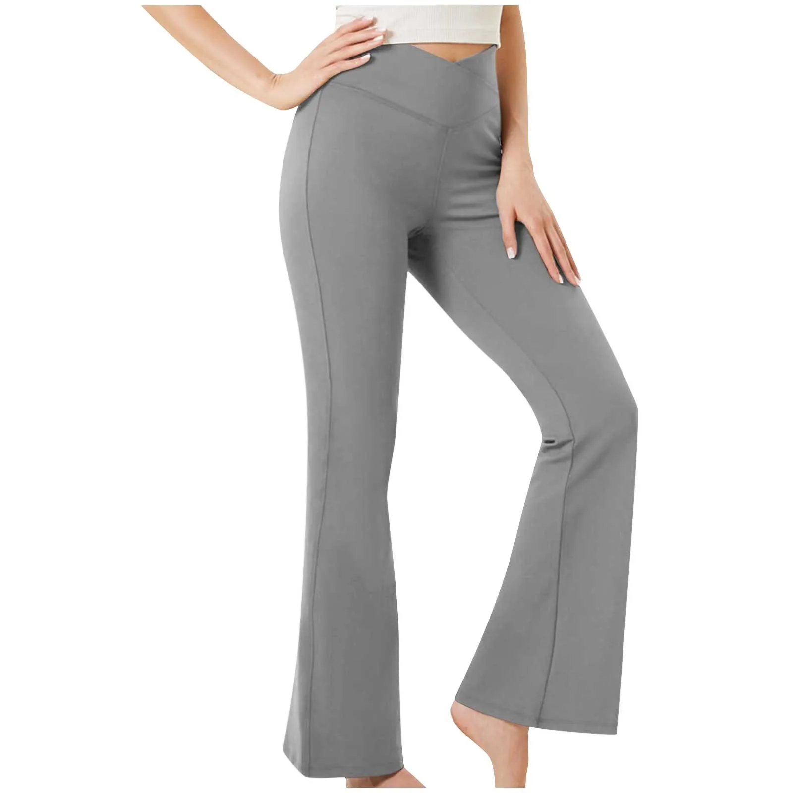 Womens Stretch Yoga Pants Solid Color Cross High Waist Fitness Running Gym Sports Pants Slim Fit Skinny Flared Trousers New
Womens Stretch Yoga Pants Solid Color Cross High Waist Fitness Running Gym Sports Pants Slim Fit Skinny Flared Trousers New