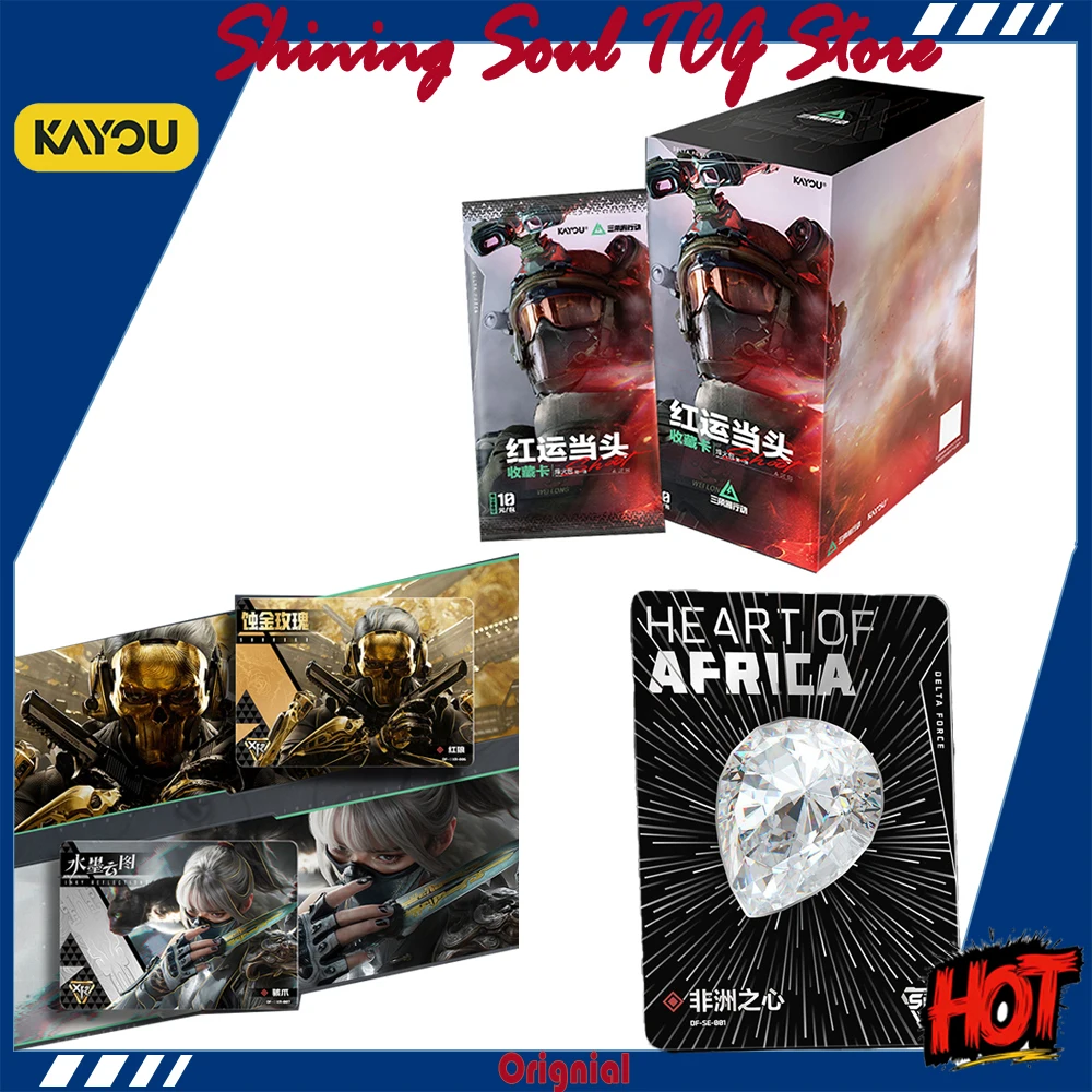 Оригинальный набор KAYOU Delta Action Red Luck: коллекционные карты, пакет Beacon, раунд 1, Медуза, аниме-карточки, игрушка, подарок на день рождения
Оригинальный набор KAYOU Delta Action Red Luck: коллекционные карты, пакет Beacon, раунд 1, Медуза, аниме-карточки, игрушка, подарок на день рождения
