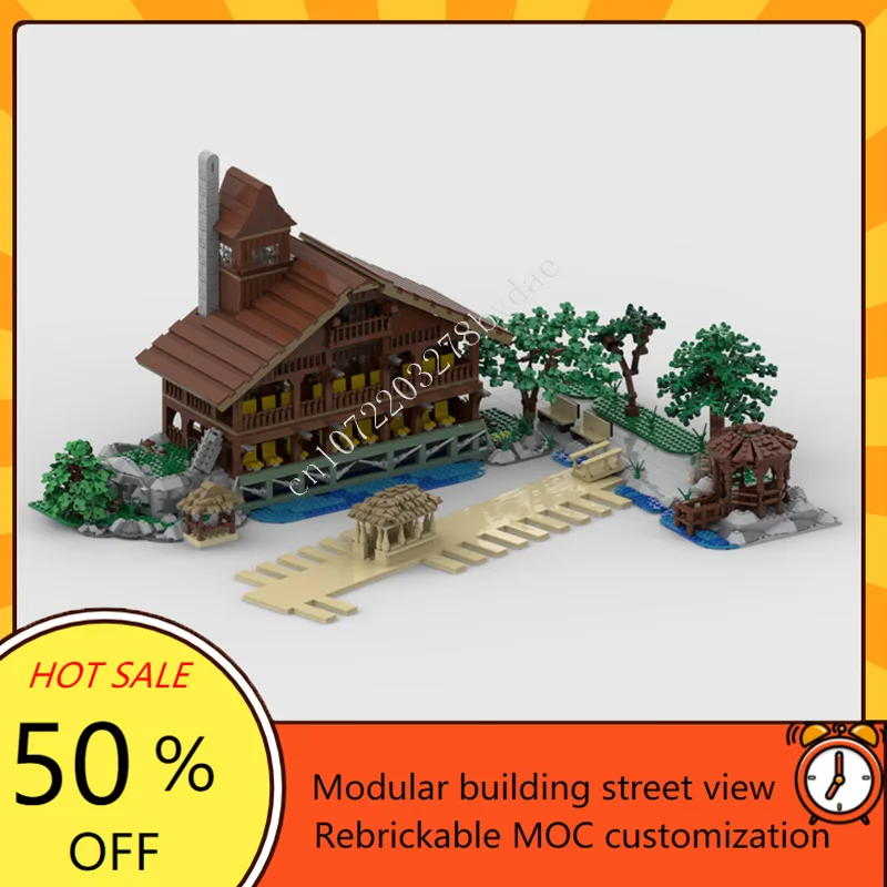 3788 шт. домик по реке, модульная MOC, креативная модель с видом на улицу, строительные блоки, архитектура, сделай сам, образовательная сборка, игрушка в подарок
3788 шт. домик по реке, модульная MOC, креативная модель с видом на улицу, строительные блоки, архитектура, сделай сам, образовательная сборка, игрушка в подарок
