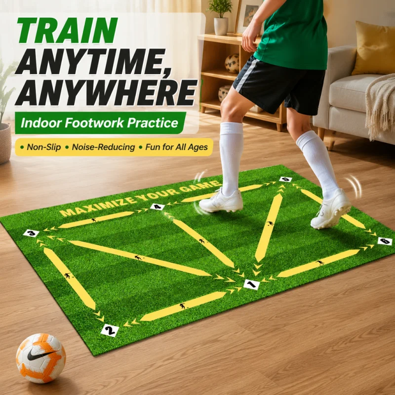 Football Training Mat Soccer Training Kids Adults Dribble Mat Training Indoor Ourdoor Equipment Equipment Non Slip Foldable
Football Training Mat Soccer Training Kids Adults Dribble Mat Training Indoor Ourdoor Equipment Equipment Non Slip Foldable
