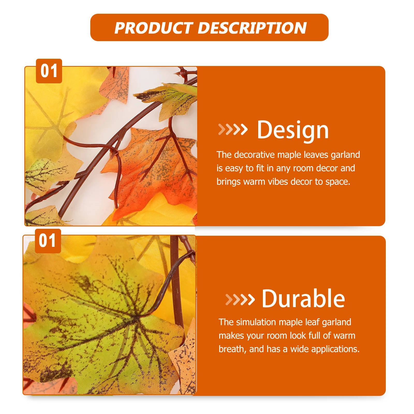 Artificial Maple Leaf Garland Fall Autumn Hanging Vine Wall Door Living Room Fireplace Decoration Fall Leaf Garland 
Artificial Maple Leaf Garland Fall Autumn Hanging Vine Wall Door Living Room Fireplace Decoration Fall Leaf Garland