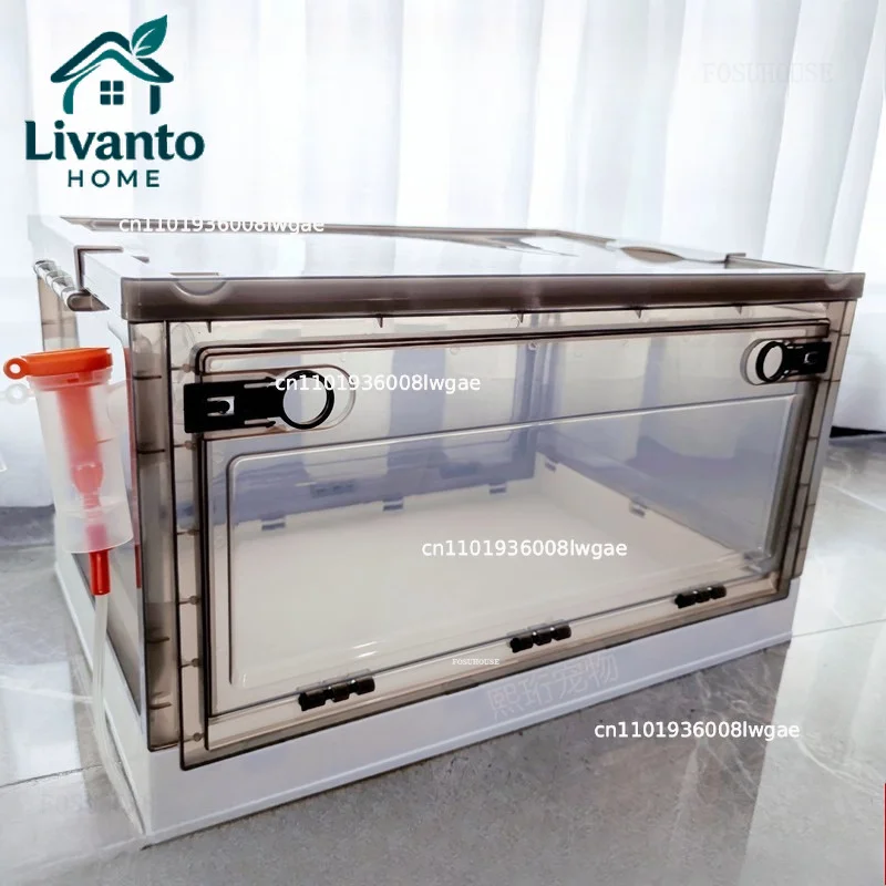 Special Top Grid Design Pet Care Room Front-entry Dogs Atomization Box Folding Breathable Cats Cage Home Oxygen Inhalation Cabin
Special Top Grid Design Pet Care Room Front-entry Dogs Atomization Box Folding Breathable Cats Cage Home Oxygen Inhalation Cabin