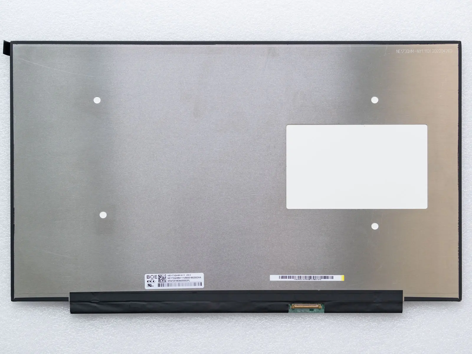 17.3''inch 165HZ QHD Laptop LCD Screen NE173QHM-NY1 NE173QHM-NY3 2560x1440 100% DCI-P3 EDP 40pins
17.3''inch 165HZ QHD Laptop LCD Screen NE173QHM-NY1 NE173QHM-NY3 2560x1440 100% DCI-P3 EDP 40pins