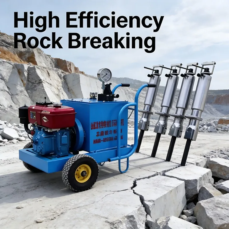 Rock Splitter Hydraulic Machine For Concrete Block Breaking Silent Stone Splitting Tool Mining Quarry Power Equipment
Rock Splitter Hydraulic Machine For Concrete Block Breaking Silent Stone Splitting Tool Mining Quarry Power Equipment